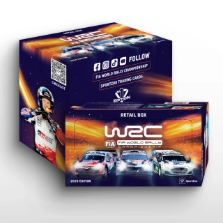 FIA WRC sběratelské kartičky SportZoo 2026 - Retail box
