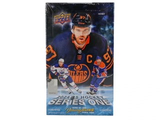 Sběratelské hokejové karty NHL 2024/25 Upper Deck Series 1 Hockey Hobby Box