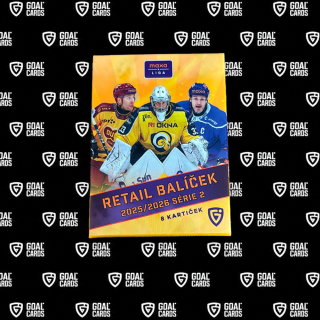 Sběratelské hokejové karty Goal Cards Maxa Liga 2026 Retail balíček
